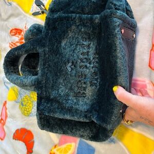 kate spade Deep Teal Plush Tote Bag
